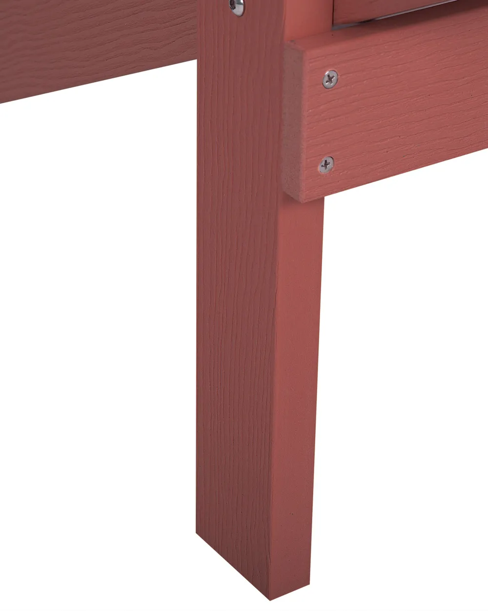 Garden Chair ADIRONDACK with Footstool Red_809684