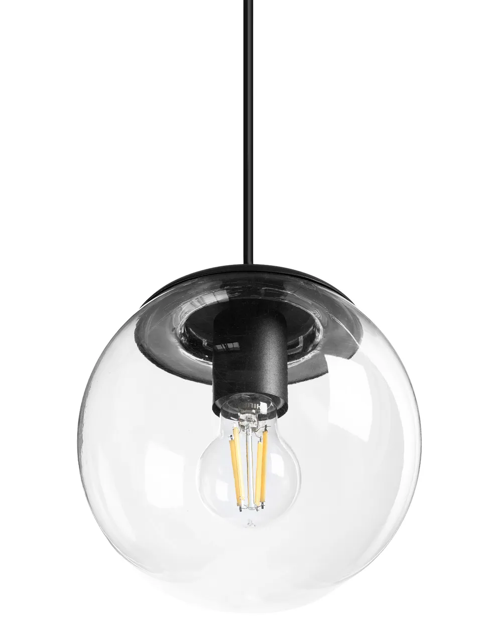 Lampada a sospensione da esterno BLEES Metallo Nero_1108516