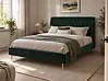 Bed Velvet MARVILLE 140 x 200 cm (EU Double) Emerald Green