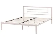 Cama Metal CUSSET 160 x 200 cm Creme claro_1162084