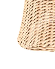 Fotel ogrodowy z otomaną AIGANI Rattan Naturalny_999437