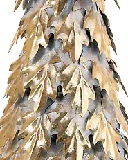 Décoration de Noël KOUVOLA 88 cm Arbre de Noël Doré_1173516