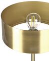 Metal Table Lamp with USB Port Gold ARIPO_851365