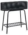 Plant Stand LINNAEA 60 cm Metal Black