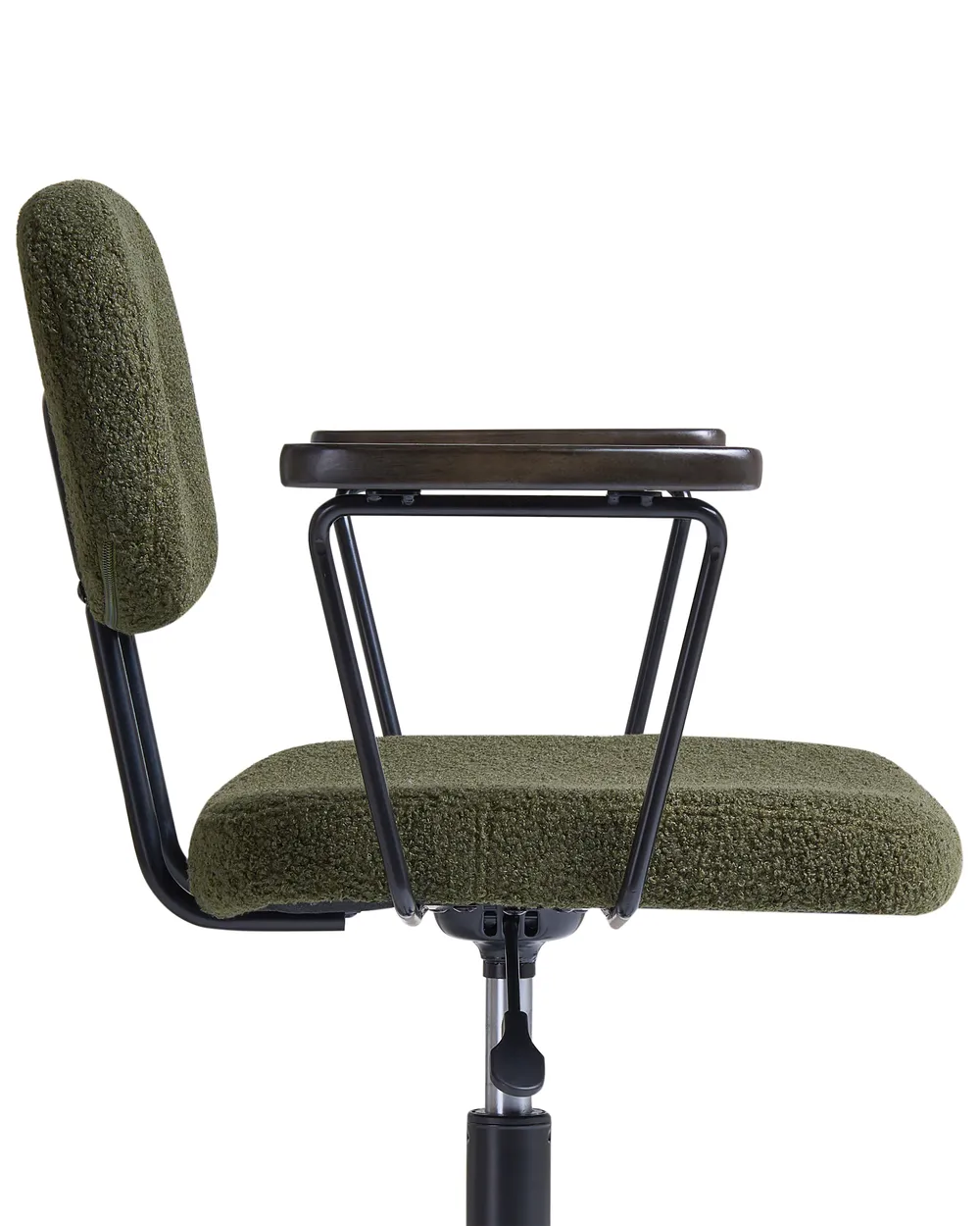 Desk Chair ALGERITA Boucle Dark Green_1054286