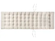 Poduszka na leżak ogrodowy CESANA PREMIUM 192 x 56 cm Jasnobeżowy_988028