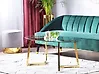 Coffee Table FRESNO Glass Gold