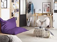 Sitzsackbezug FUZZY 140 cm 180 cm Violett_1170292