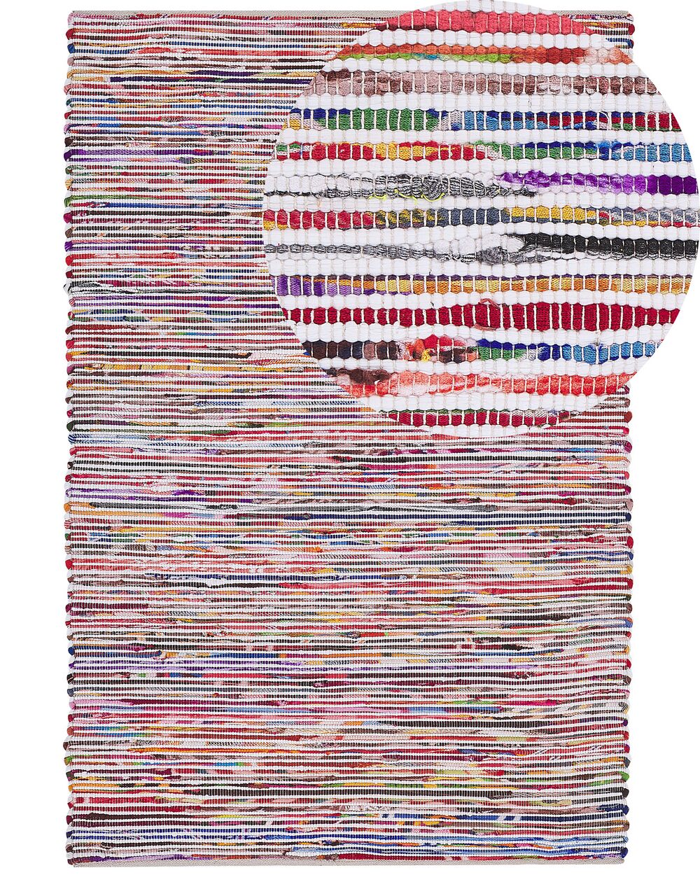Vloerkleed BARTIN Wit 160 x 230 cm