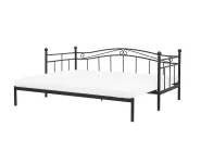 Trundle Bed Metal TULLE 90 x 200 cm (EU Single) Black_740732