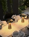 Set di 2 lampade da tavolo a LED senza fili KULFO con dimmer Metallo Oro