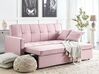 3-Sitzer Schlafsofa pastellrosa GLOMMA_928677