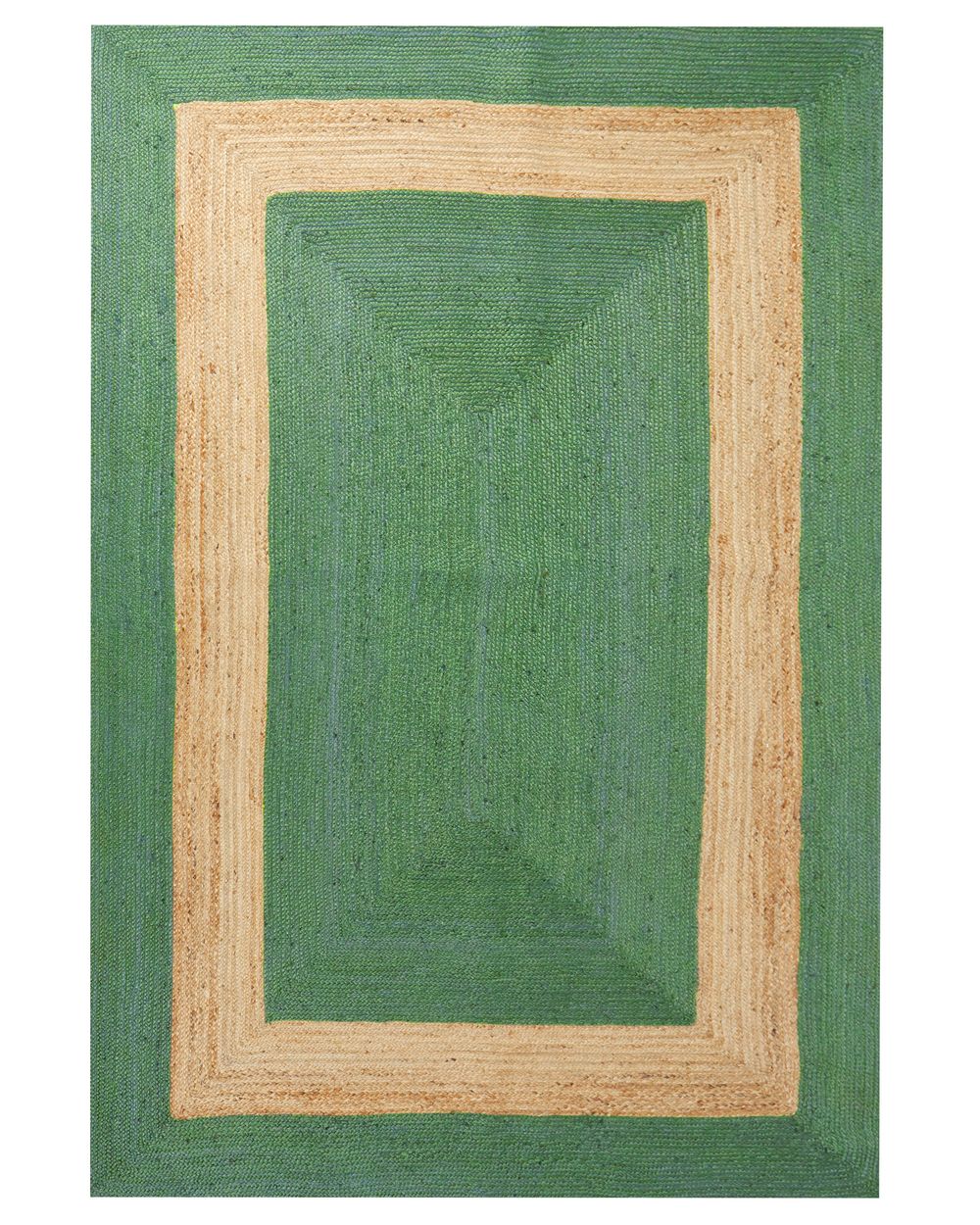 Gulvtæppe KARAKUYU Grøn 200 x 300 cm Jute