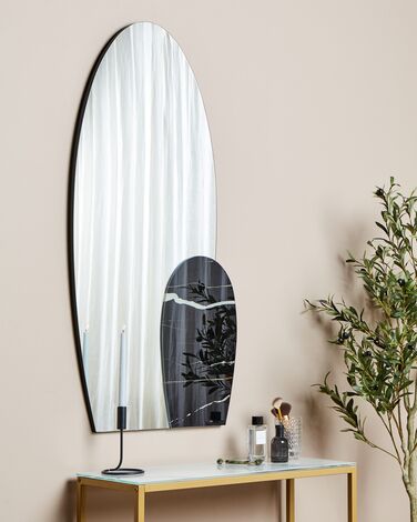 Wall Mirror 58 x 120 cm Black VIERZON