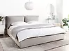 Ottoman Bed BAJONNA Fabric Light Grey 180 x 200 cm (EU Super King)