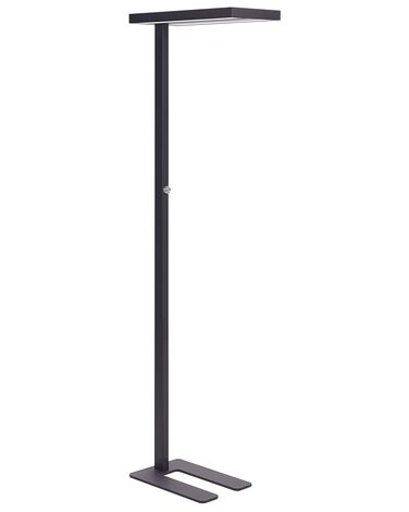 Stehlampe LED Metall schwarz 197 cm rechteckig TAURUS