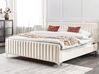 Velvet EU Super King Size Bed Beige LUNAN_929274