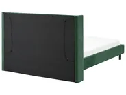 Bett mit Lattenrost Samtstoff VILLETTE 140 x 200 cm Dunkelgrün_832664