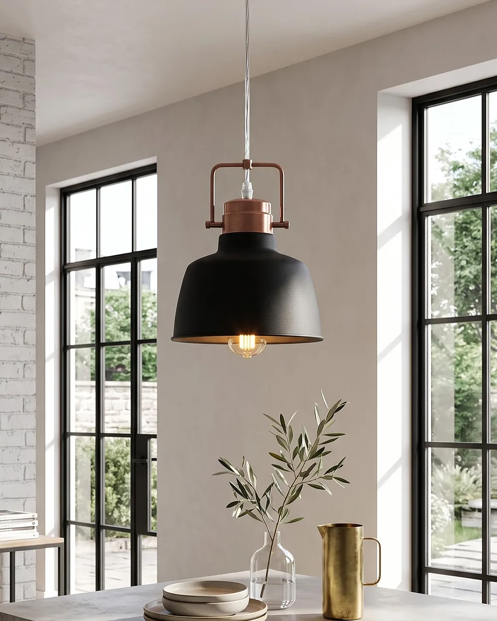 Lampa wisząca NARMADA Metal Grafitowy_1151153