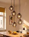 Pendant Lamp NOEL Glass Black