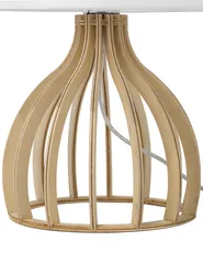 Table Lamp AGUEDA Brown/ White_694982