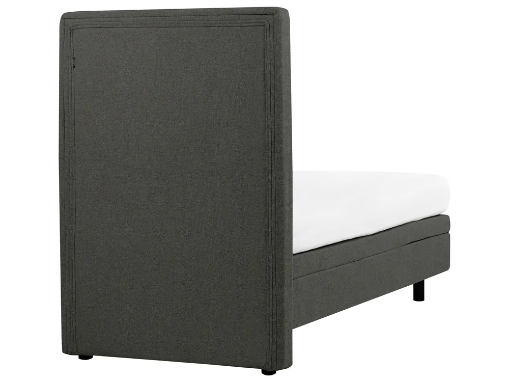 Adjustable Bed Fabric DUKE II 80 x 200 cm (EU Small Single) Dark Grey_987334