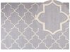 Bavlnený koberec 160 x 230 cm sivý SILVAN_802948