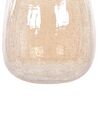 Vaso vetro beige chiaro 22 cm LIKOPORIA_838162