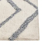 Tappeto MENDERES Azzurro 160 x 230 cm Cotone_842972