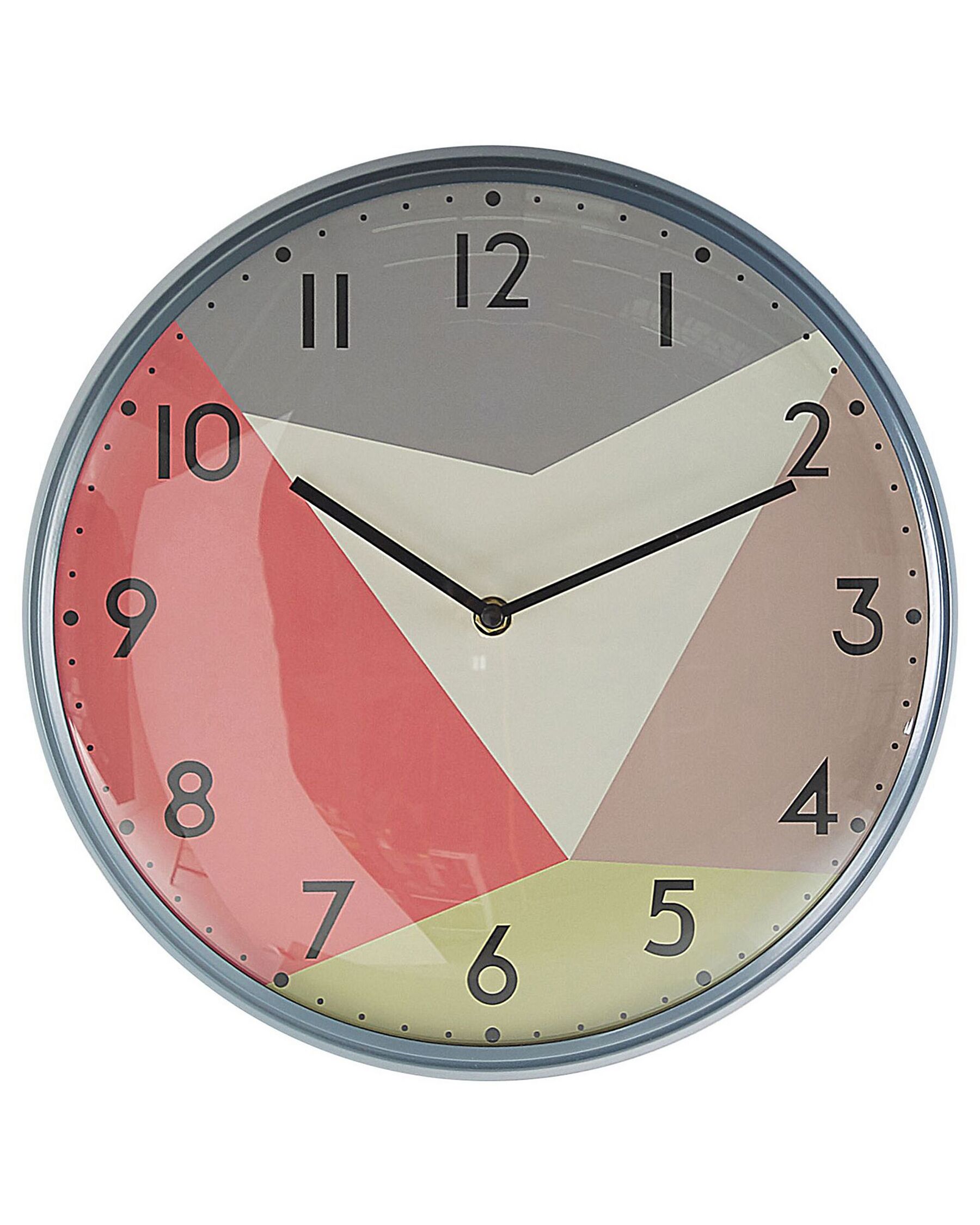 Wall Clock ø 33 cm Multicolour DAVOS_784787