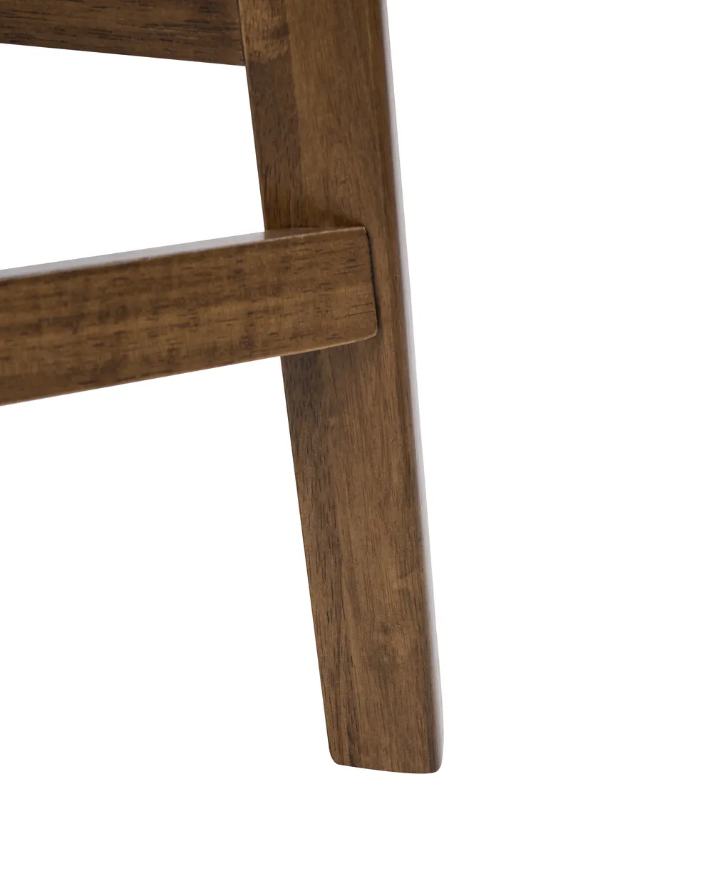 Set of 2 Bar Chairs YUMA Wood Off-White/ Brown_1060796
