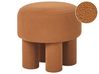 Footstool CANBY Boucle Orange