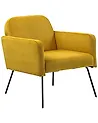 Sillón NARKEN Terciopelo Mostaza