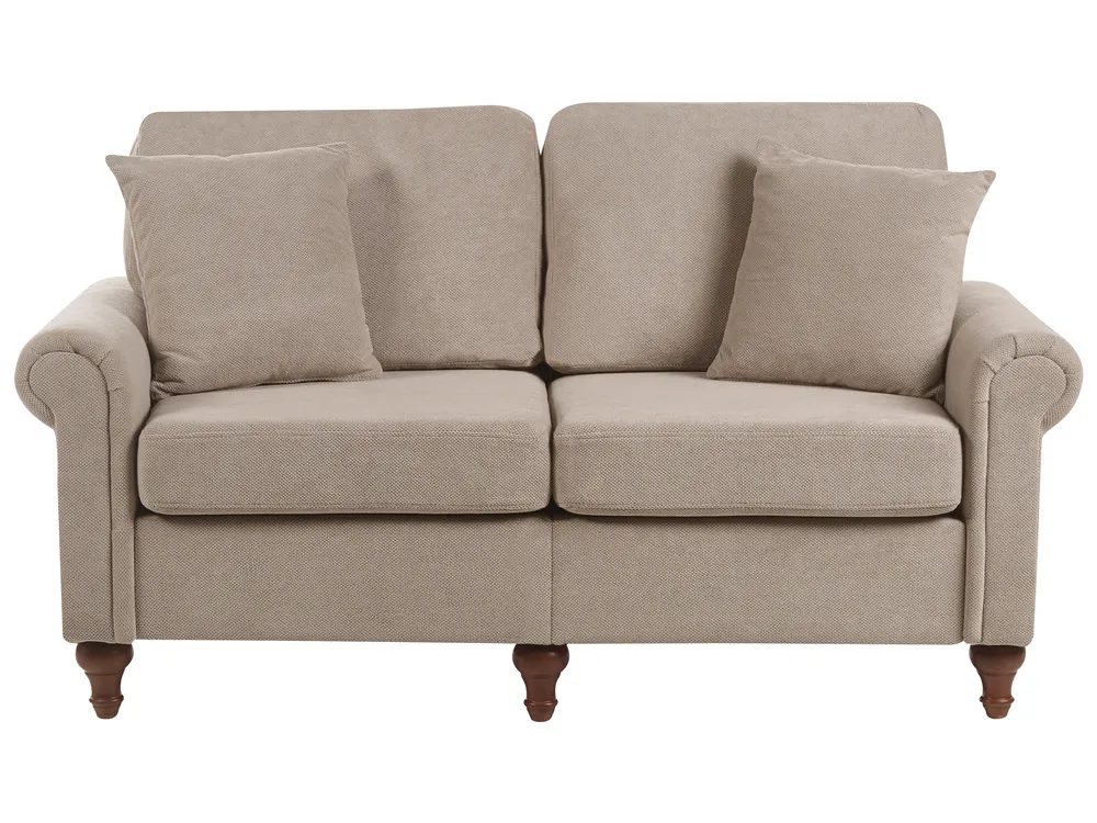 Sofa dla 2 osób GINNERUP Beżowoszary