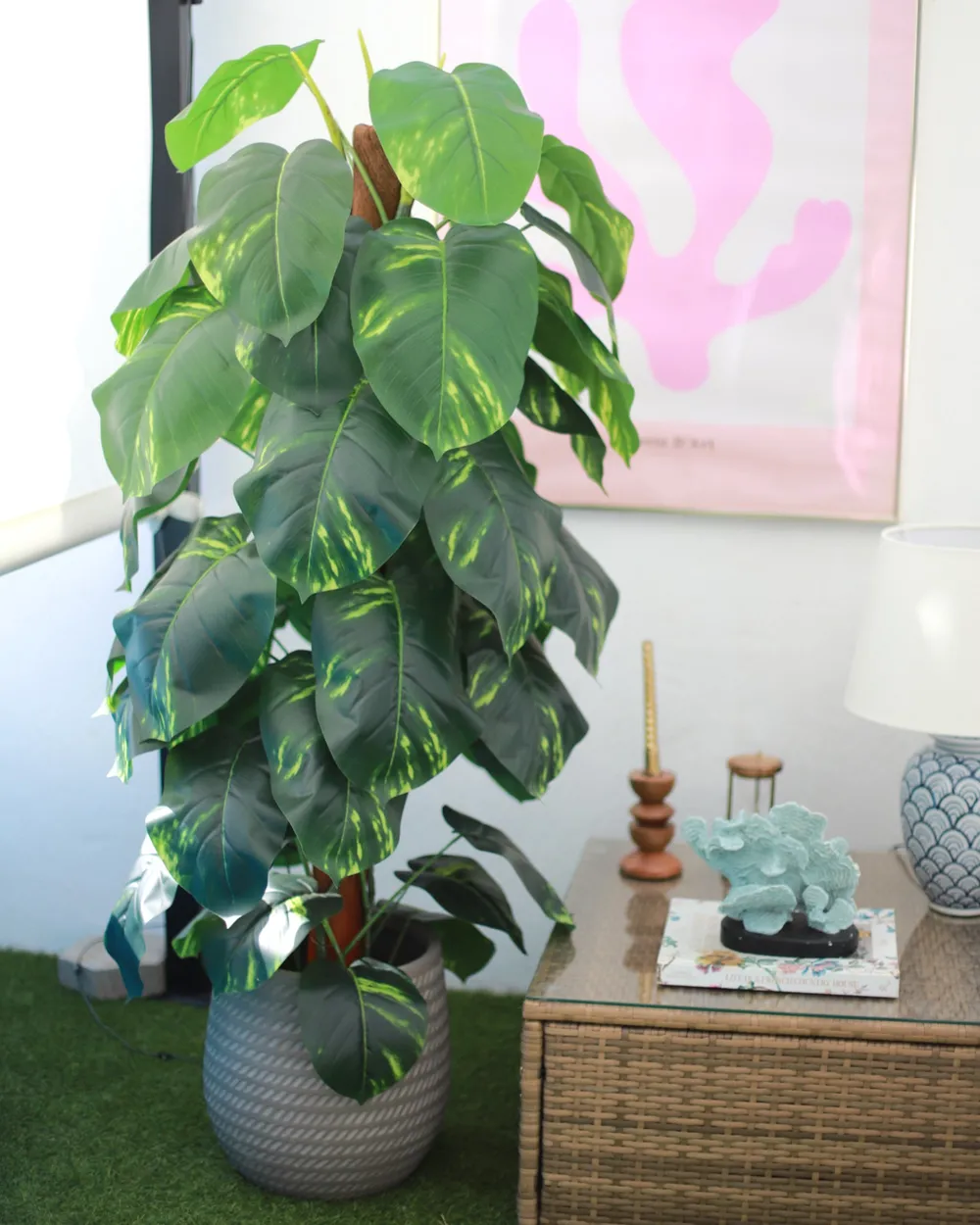 Artificial Plant DIEFFENBACHIA 152 cm Green - Beliani.es