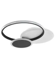 Lampadario a LED ZAMI Metallo Nero_824598