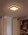 Lampa sufitowa LED TIVORA Z pilotem Ze ściemniaczem Czarny