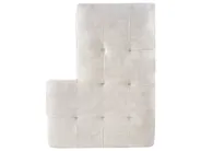 Corner Sofa 4 Seater KIRUNA Velvet Light Beige Right Hand_958023