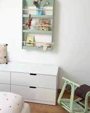 Bücherregal mit 3 Ebenen LILOET 102 cm Hellgrün_1171517