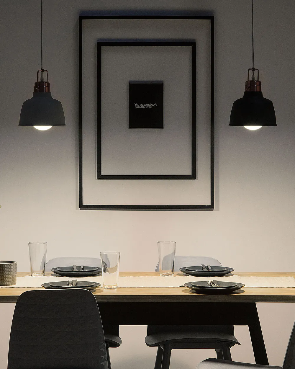Lampa wisząca NARMADA Metal Grafitowy