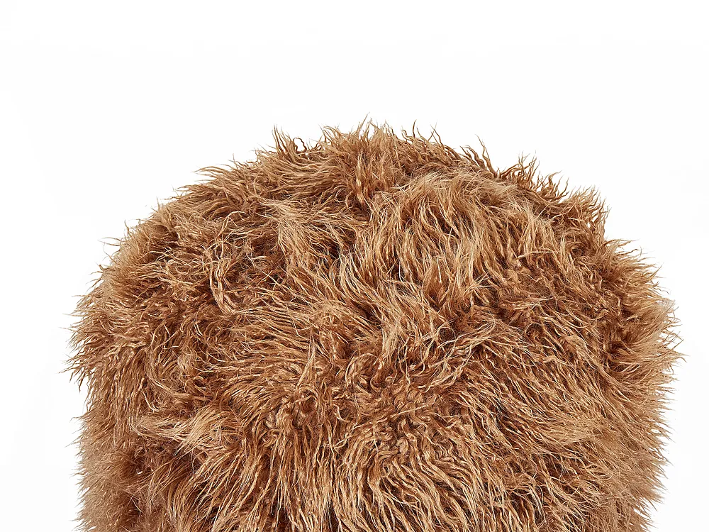 Pouf TUKKI Finta pelliccia Marrone_938908