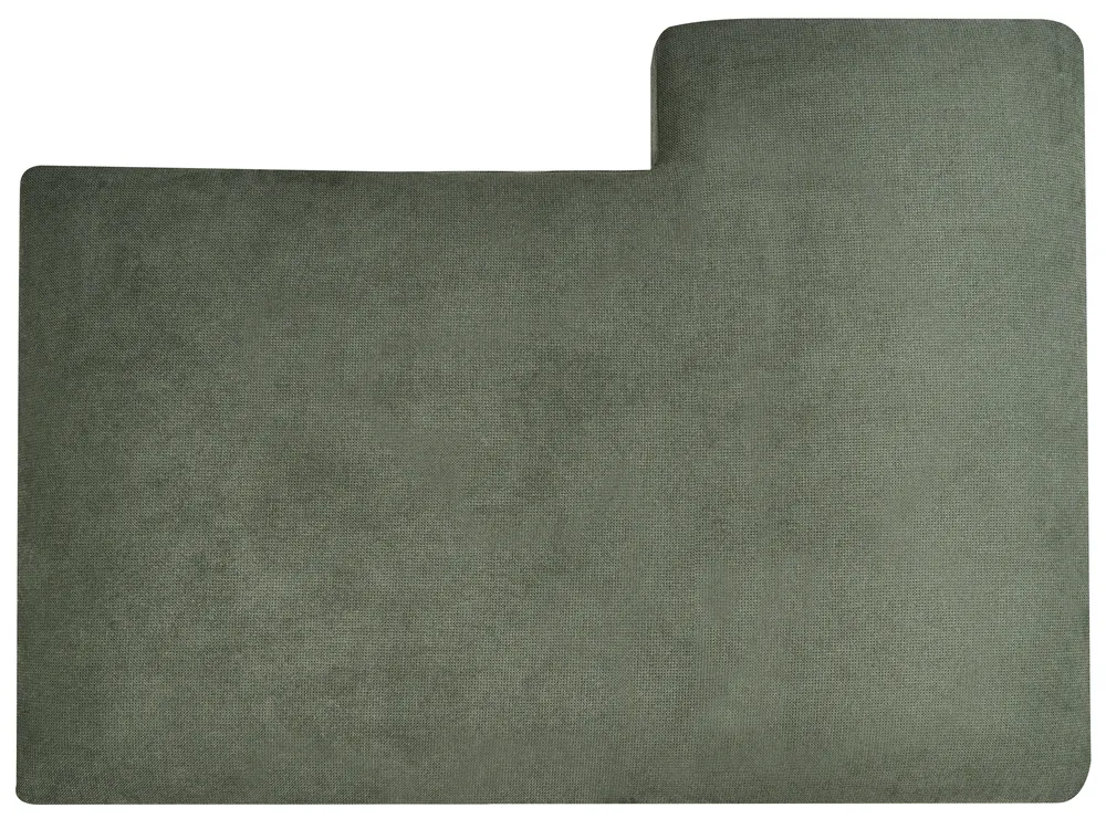 Divano angolare 3 posti LOFOTEN Tessuto Verde Lato Sinistro_1099069