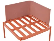 Garden Lounge Set with Table 2 Seater TERRACINA Metal Orange_826680