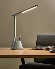 Lampada da scrivania a LED DENEB con dimmer Azzurro_1179104