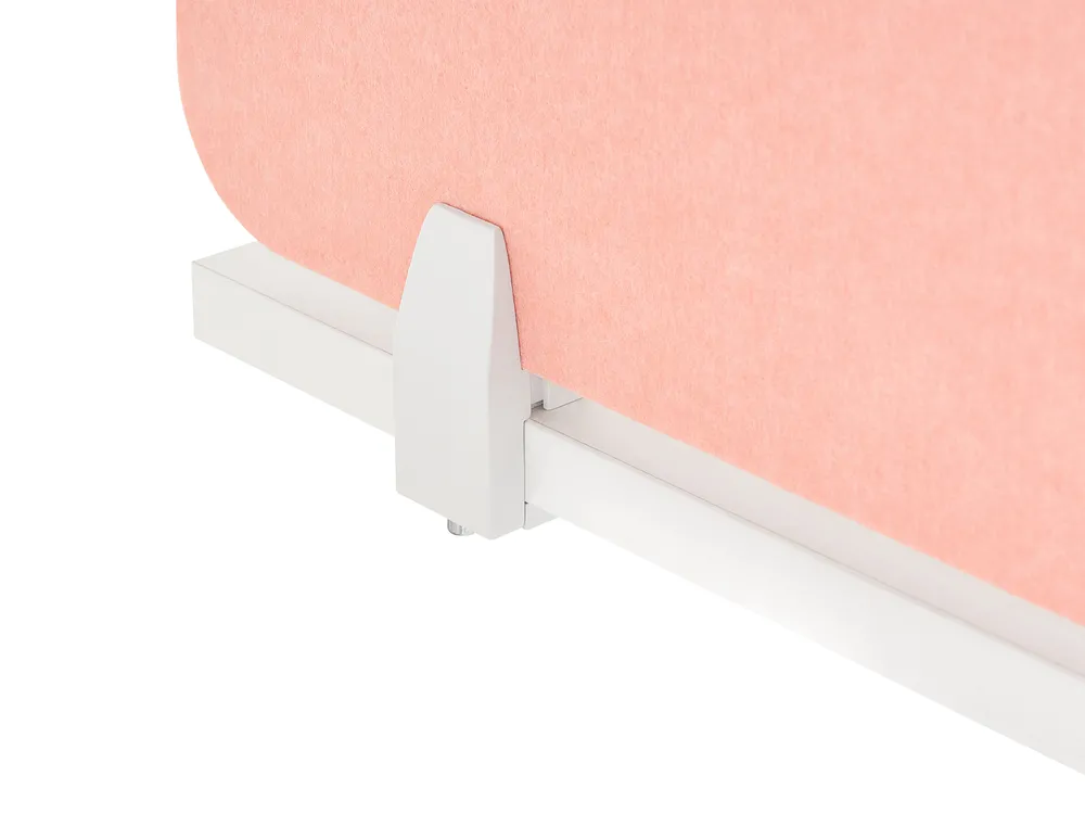 Divisorio da scrivania SPLIT 160 x 50 cm Rosa pesca_1050631