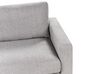 3 Seater Fabric Sofa Grey SIGGARD_920599