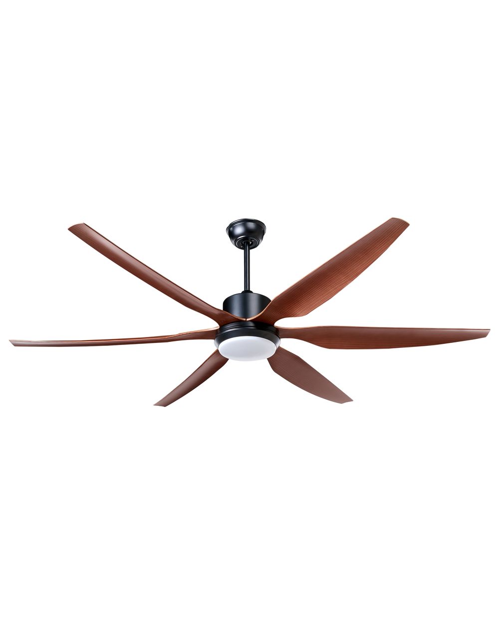 Ceiling Fan with Light VERDURE with Remote LED Brown