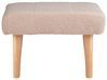 Boucle Footstool Beige TAKOMA_850206