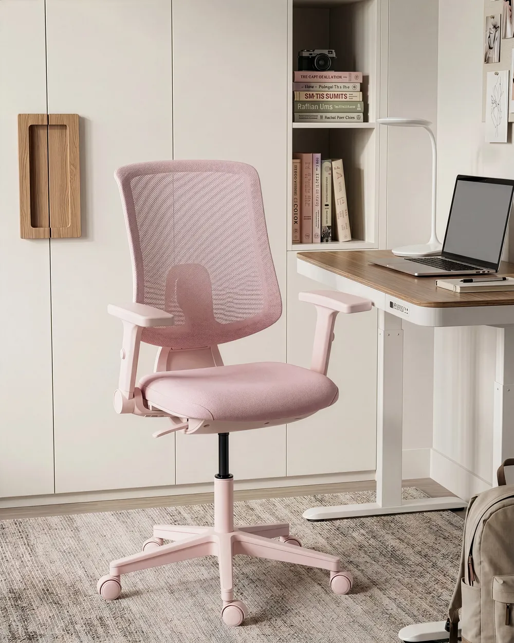 Office Chair SERO Fabric Pink_1093995