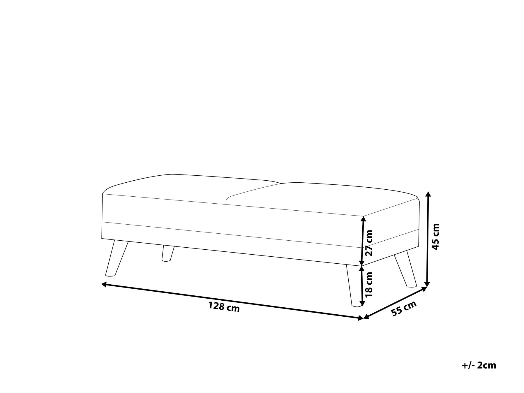 Fabric Bench Beige FLORLI _905878